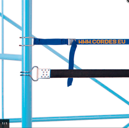 [zca-130.004] elastische band voor corlette Mod. 1300 met 2 haken